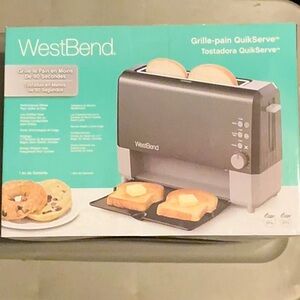 West Bend Toaster with Gray Finish